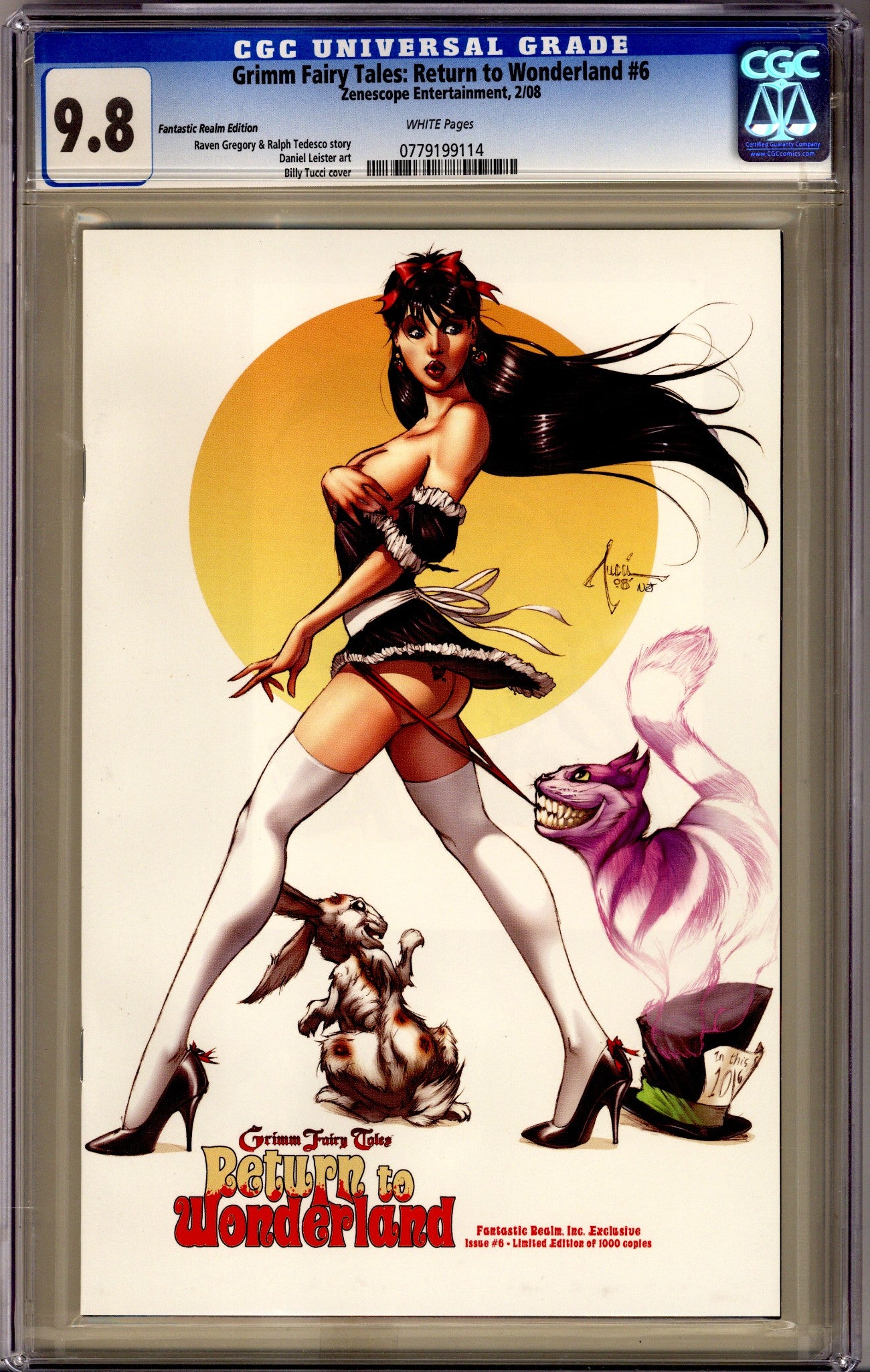 Grimm Fairy Tales: Return to Wonderland 6 CGC 9.8 (NM/M) /1000 (2008) Tucci Homage Exclusive Variant 