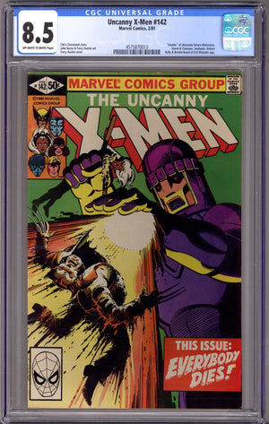 The Uncanny X-Men Vol 1 142 CGC 8.5 (VF+) (1981)