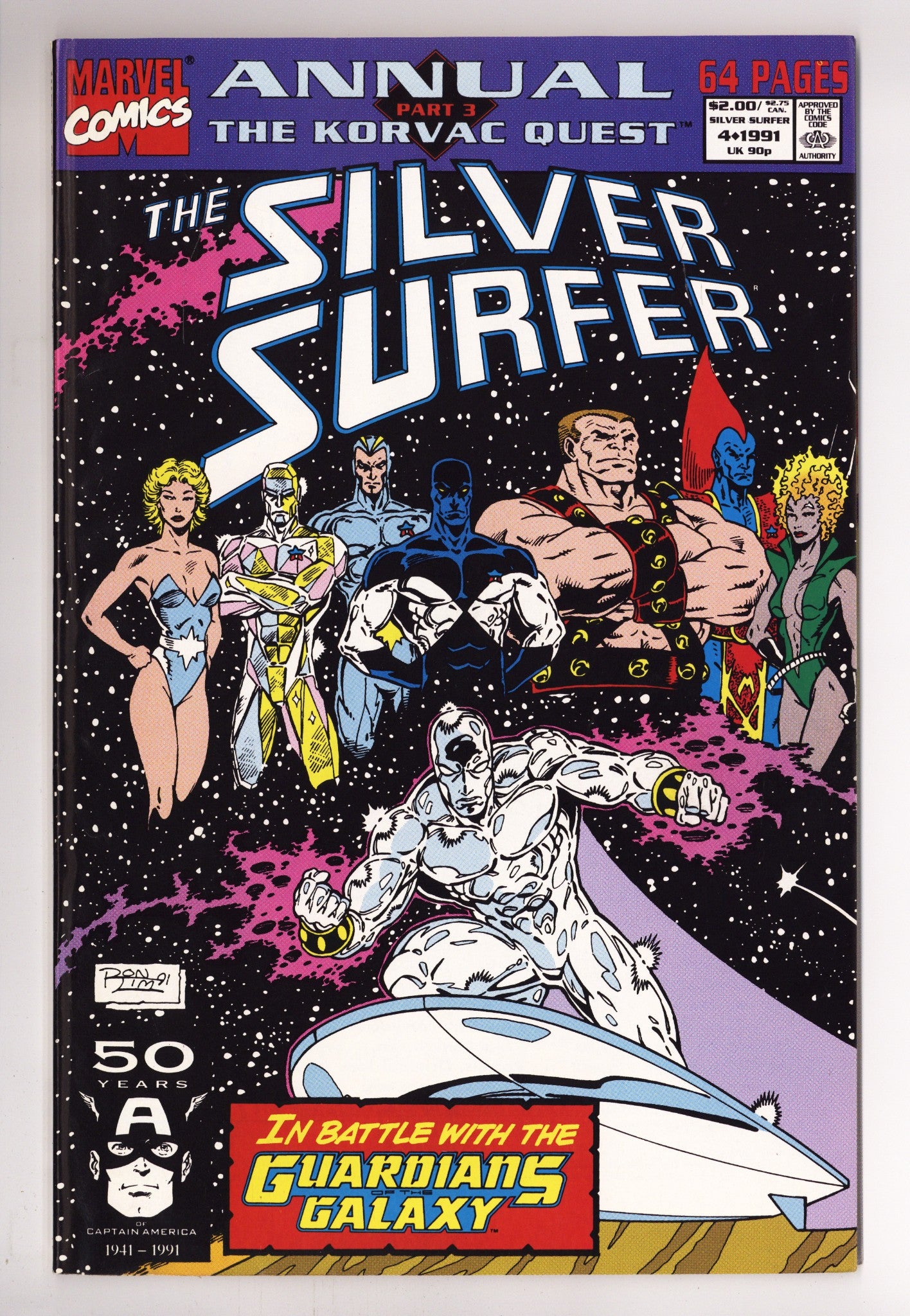 Silver Surfer Annual Vol 3 4 Mid Grade (1991) 