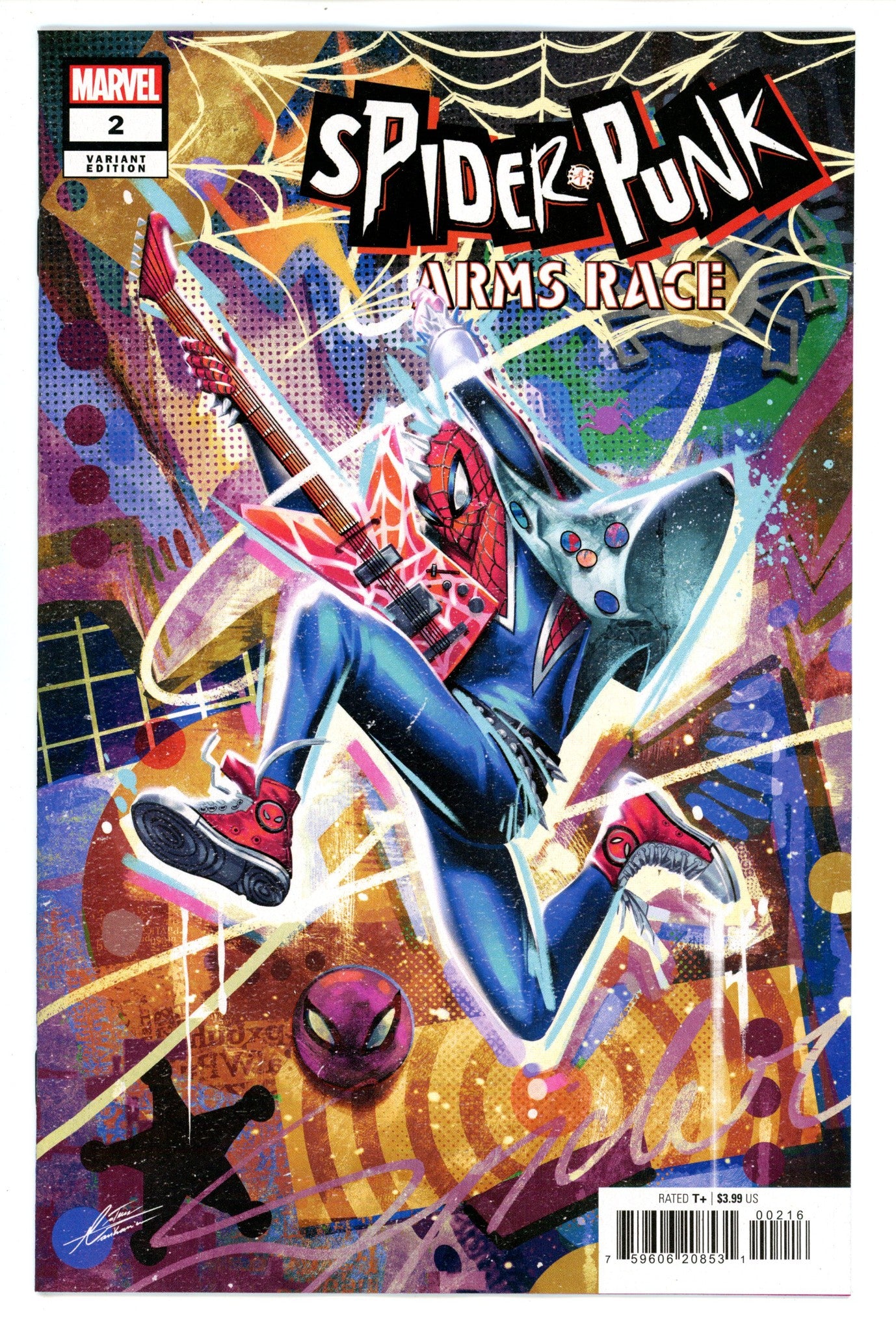 Spider-Punk Arms Race 2 Manhanini Incentive Variant NM- (2024)