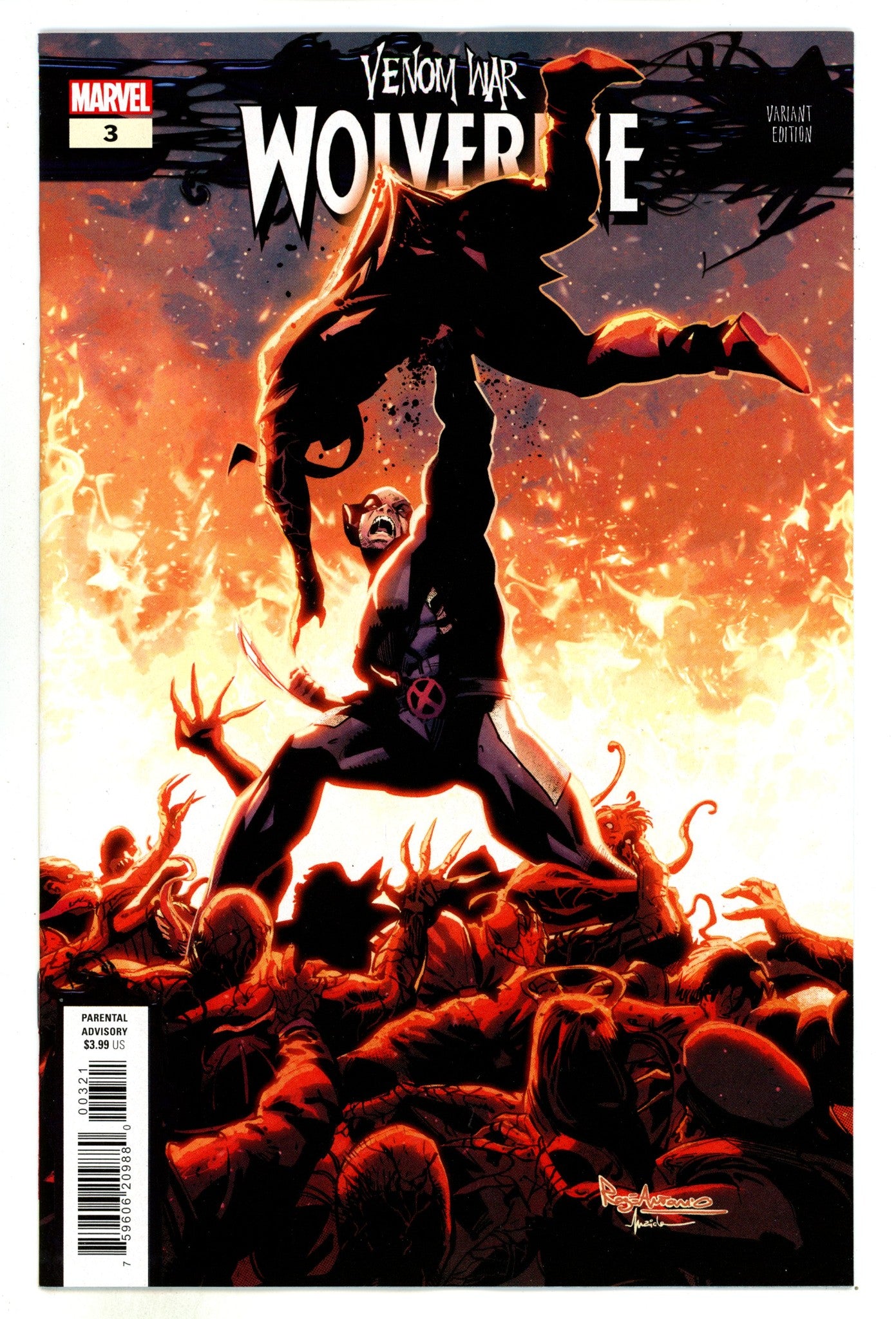 Venom War: Wolverine  3 Ant√¥nio  Variant   (2024)