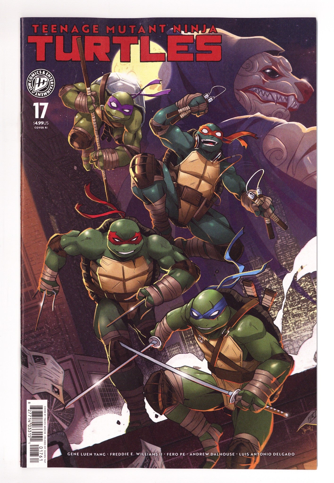 Teenage Mutant Ninja Turtles Vol 6 17 Mercer Incentive NM- (2026)