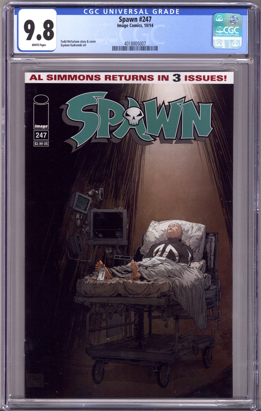 Spawn 247 CGC 9.8 (NM/M) (2014)