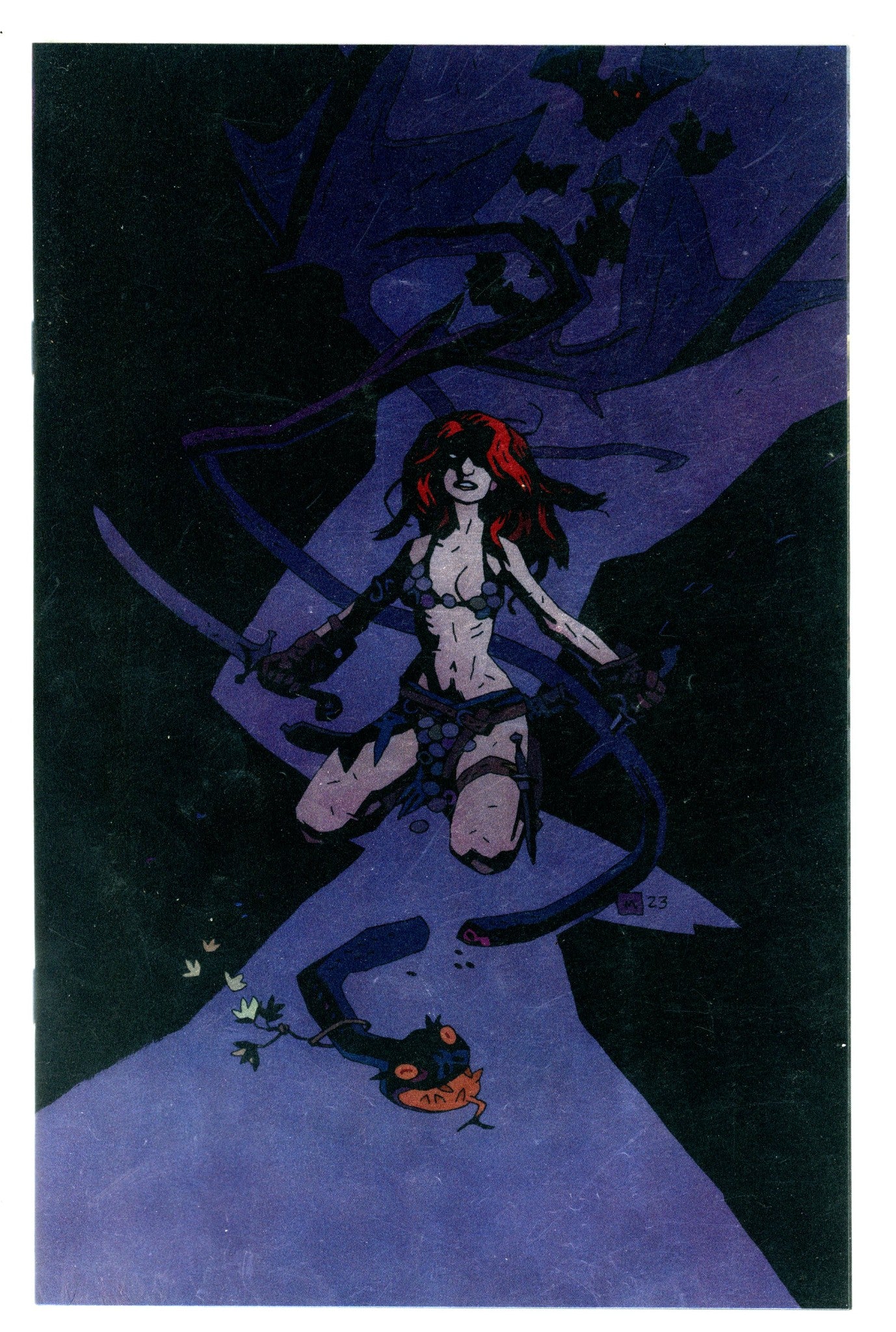 Red Sonja Vol 7 1 Mignola Virgin Foil Incentive Variant NM- (2023)