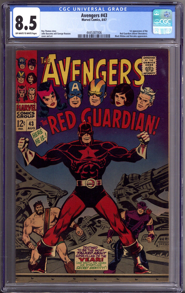 The Avengers Vol 1 43 CGC 8.5 (VF+) (1967)