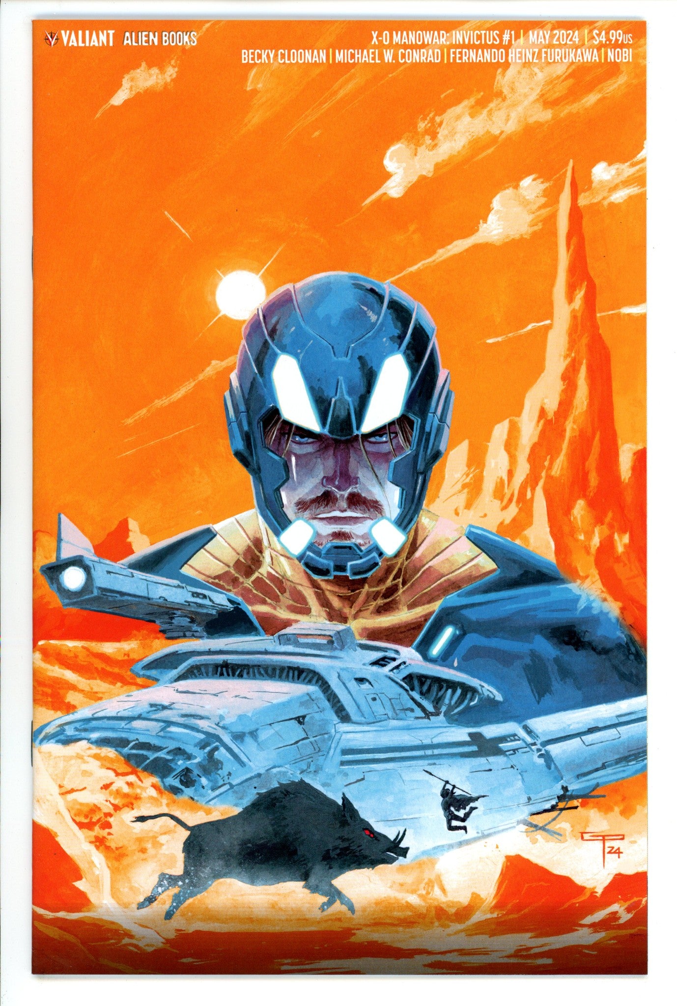 X-O Manowar Invictus  1 Peralta  Virgin Variant   (2024)