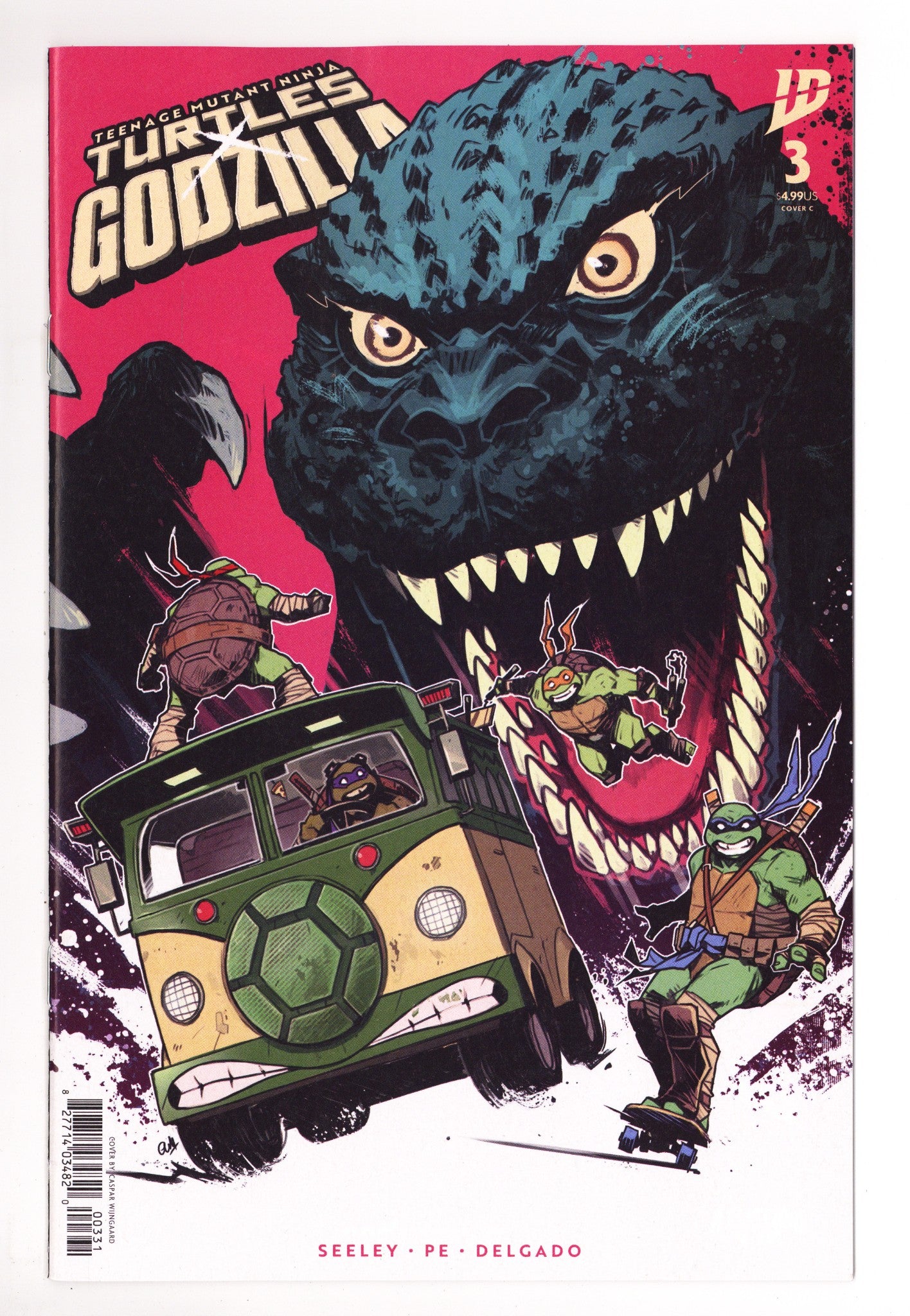Teenage Mutant Ninja Turtles X Godzilla 3 Wijngaard Variant (2026)
