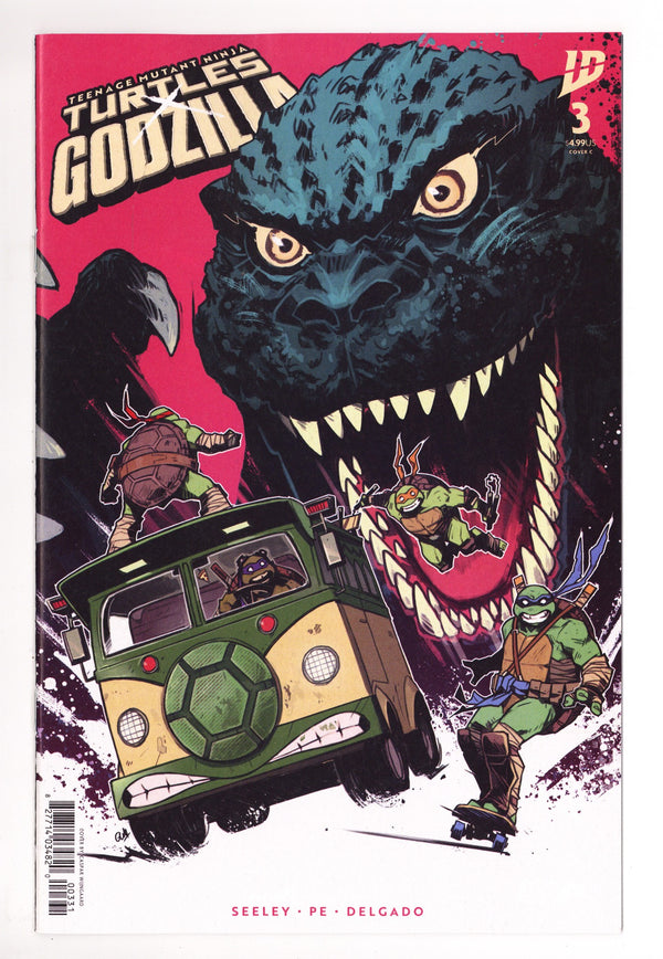 Teenage Mutant Ninja Turtles X Godzilla 3 Wijngaard Variant (2026)