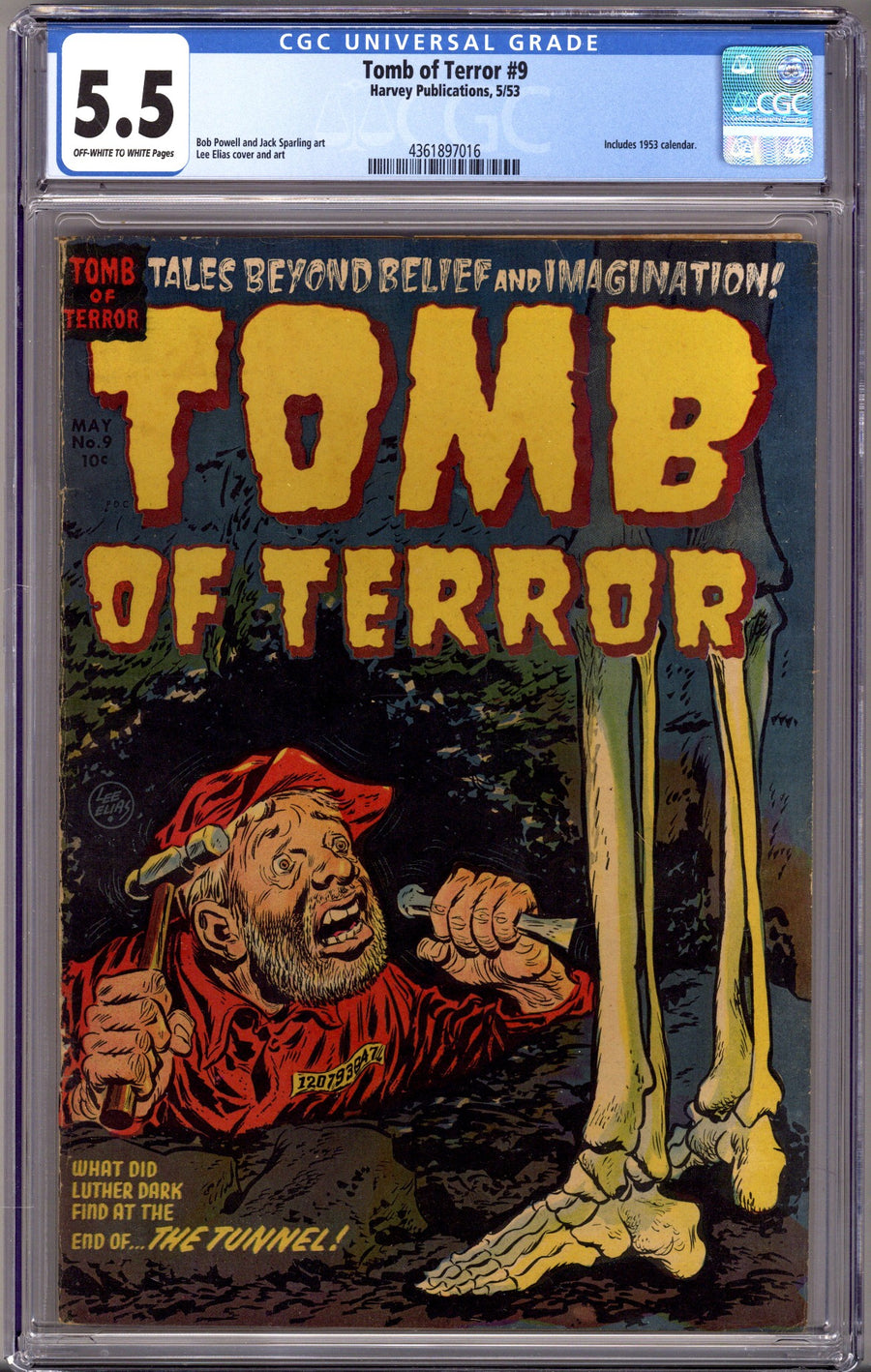 Tomb of Terror 9 CGC 5.5 (FN-) (1953)