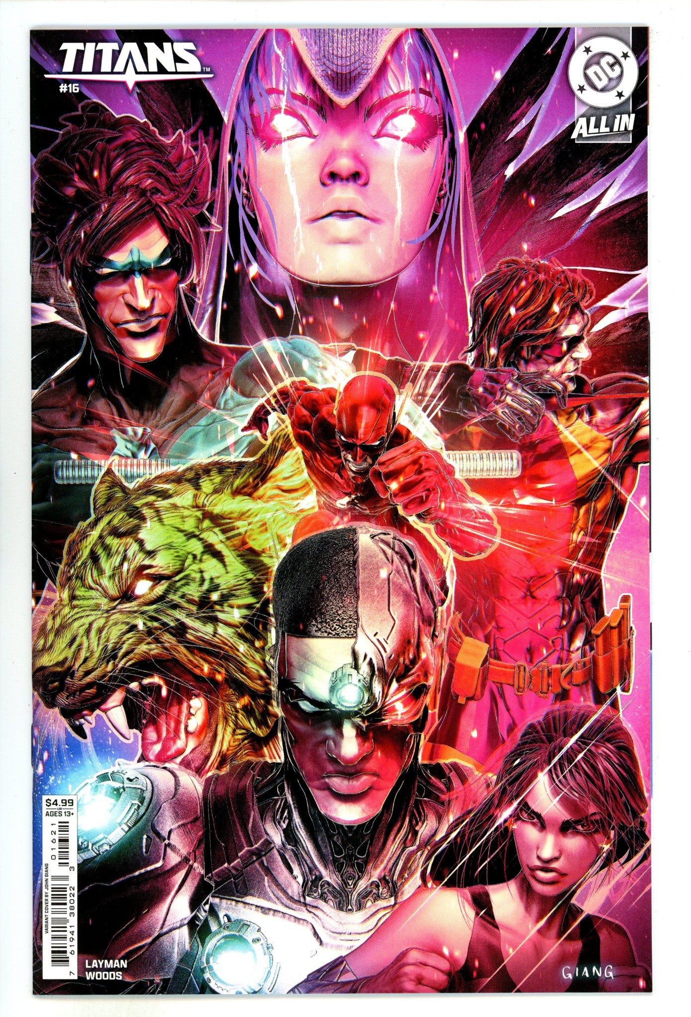 Titans Vol 4 16 Giang Variant (2024)