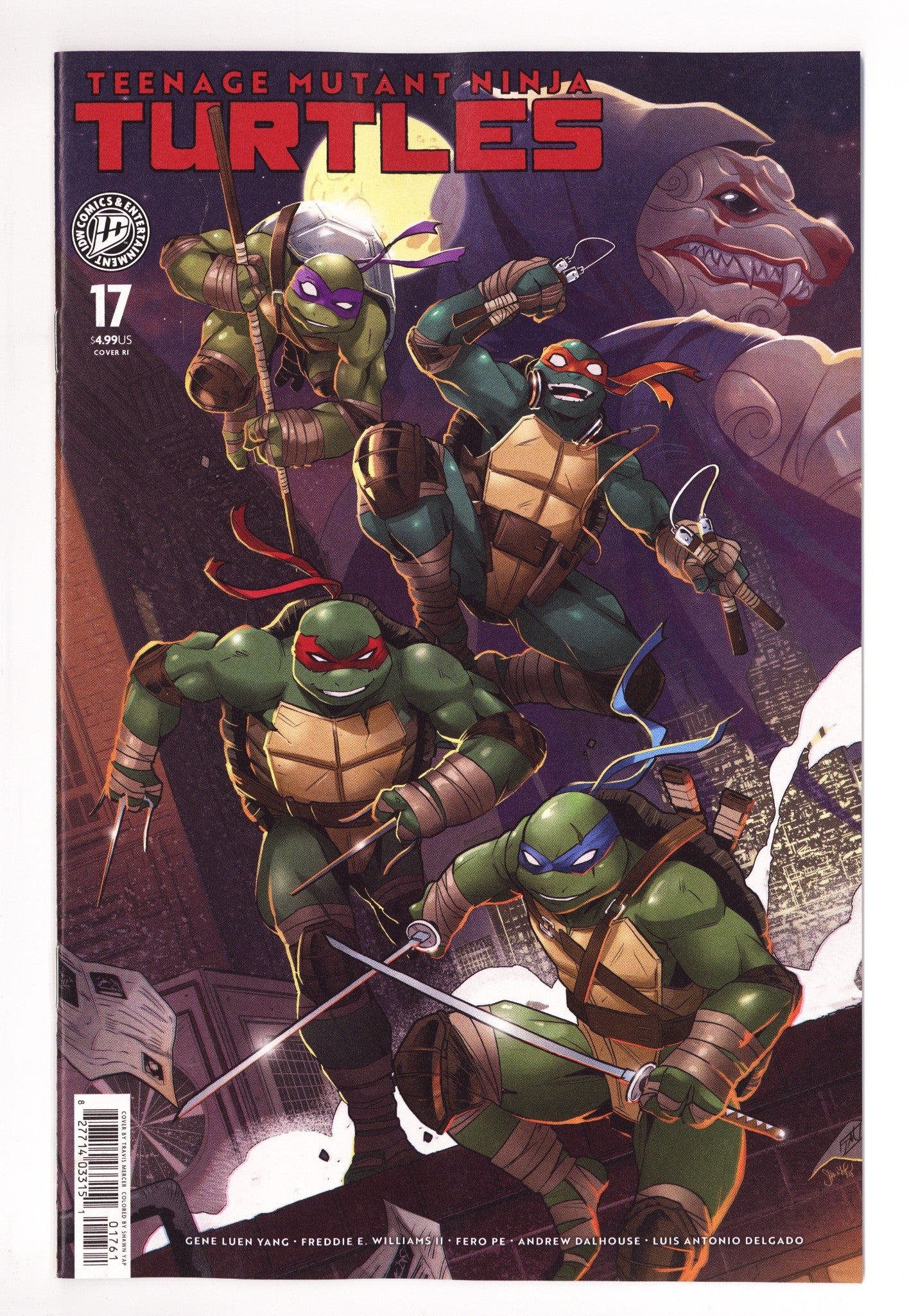 Teenage Mutant Ninja Turtles Vol 6 17 Mercer Incentive NM (2026)