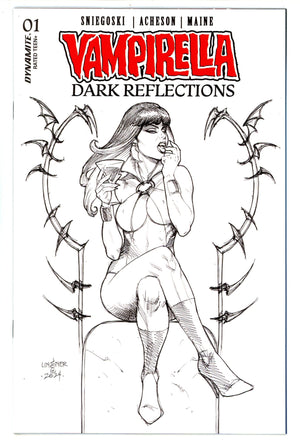 Vampirella Dark Reflections 1 Linsner Line Art Incentive Variant (2024)