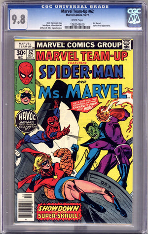 Marvel Team-Up Vol 1 62 CGC 9.8 (NM/M)   (1977)