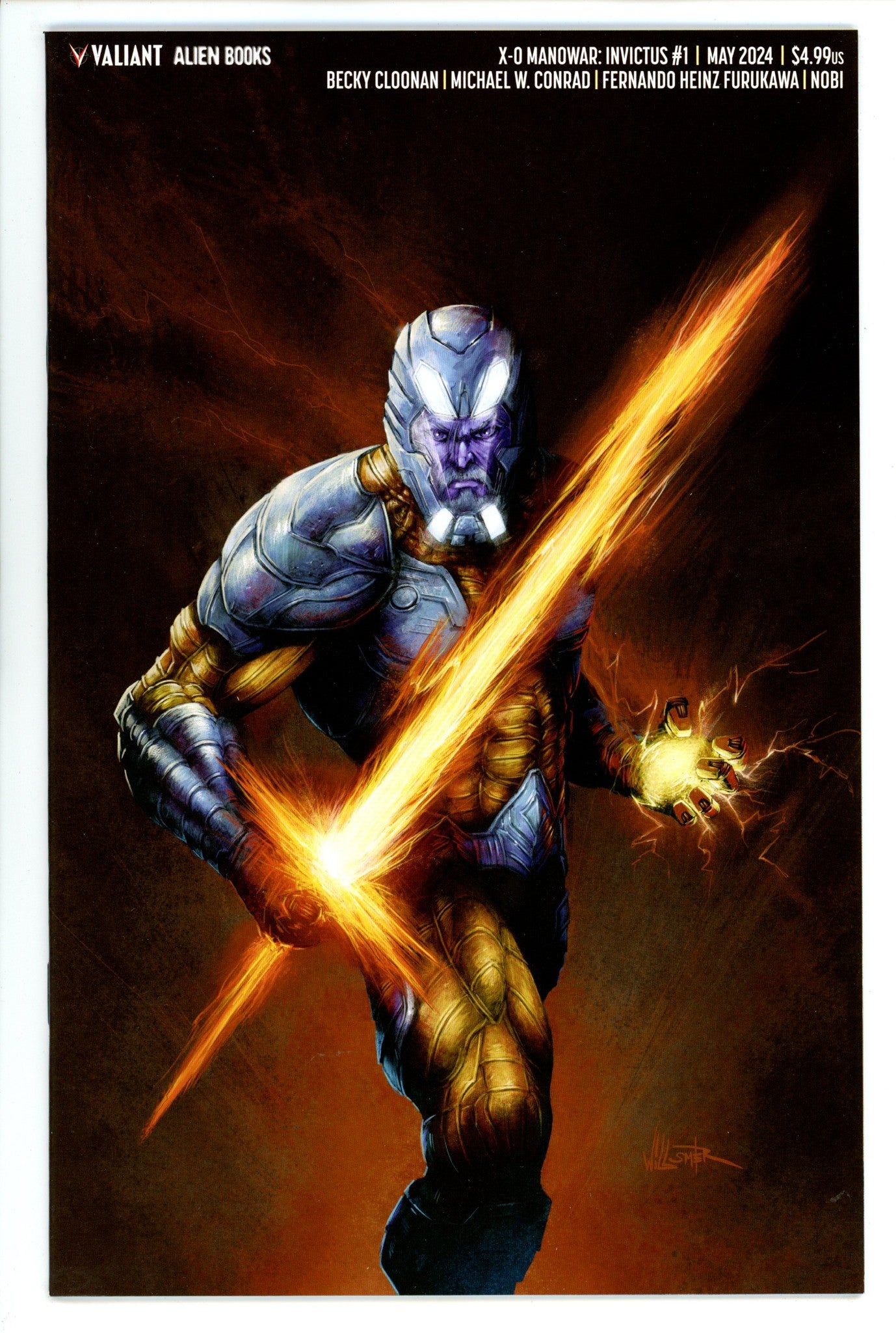 X-O Manowar Invictus  1 Willsmer  Virgin Variant   (2024)