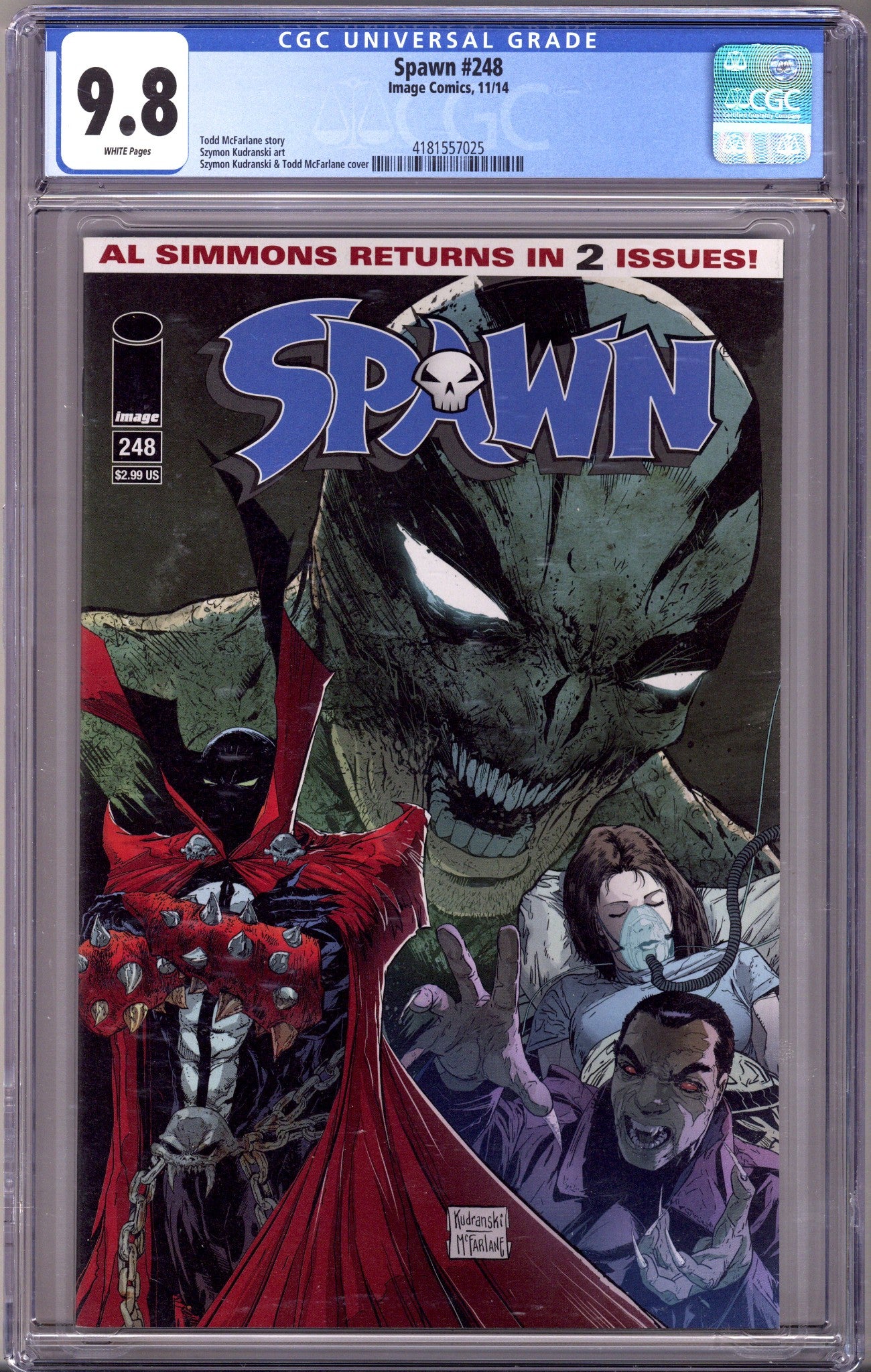 Spawn 248 CGC 9.8 (NM/M) (2014)