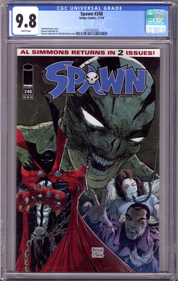 Spawn 248 CGC 9.8 (NM/M) (2014)