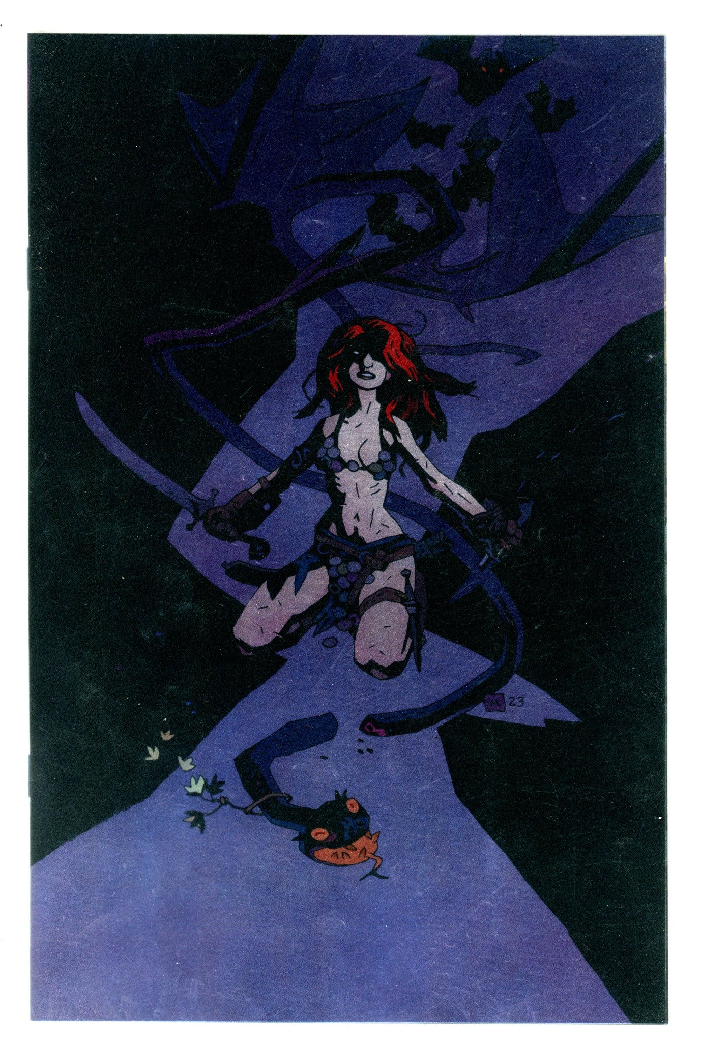 Red Sonja Vol 7 1 Mignola Virgin Foil Incentive Variant NM (2023)