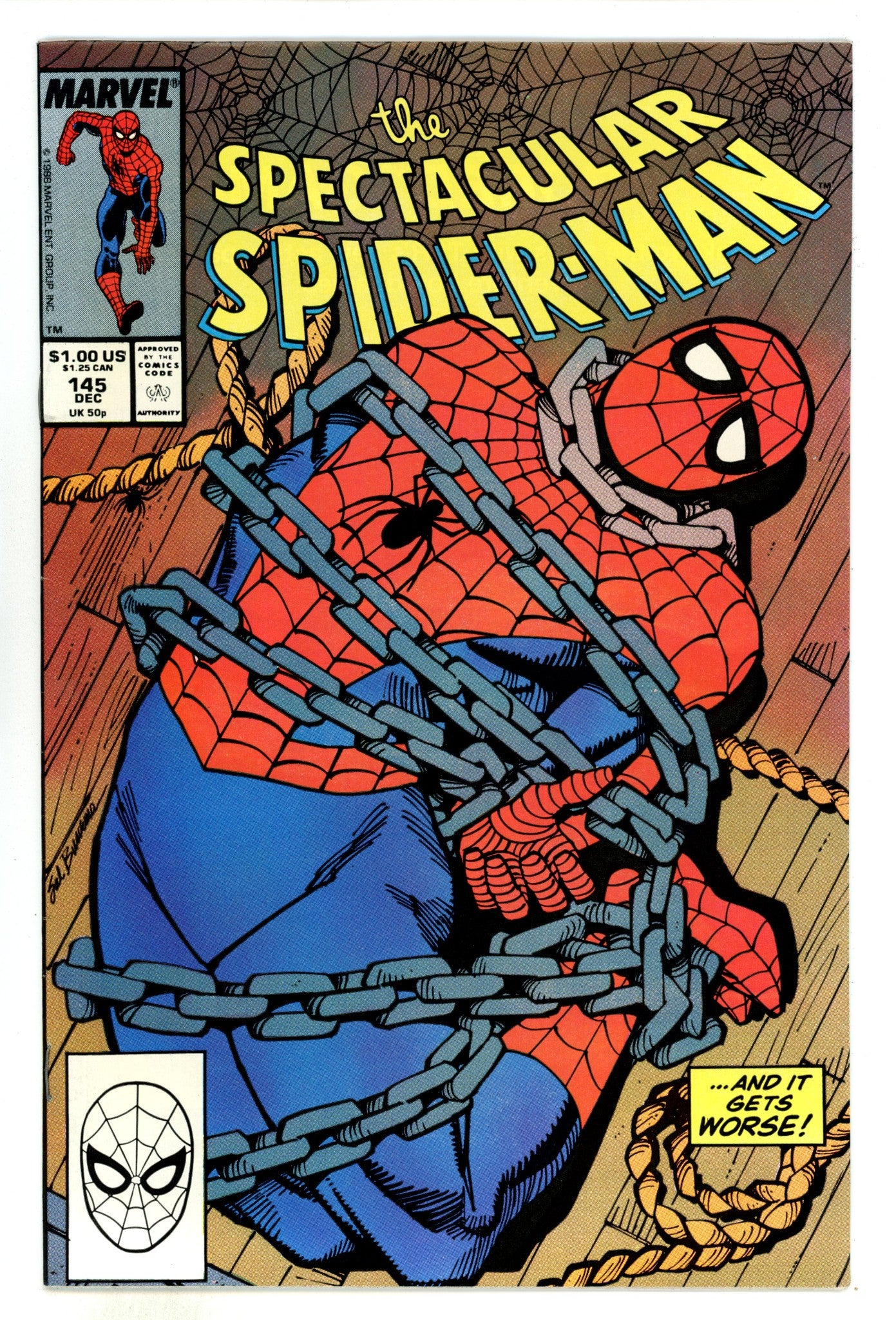 The Spectacular Spider-Man Vol 1 145 Mid Grade (1988) 