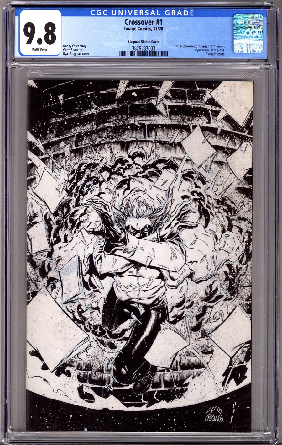 Crossover 1 Stegman B&W Virgin Incentive Variant CGC 9.8 (2020)