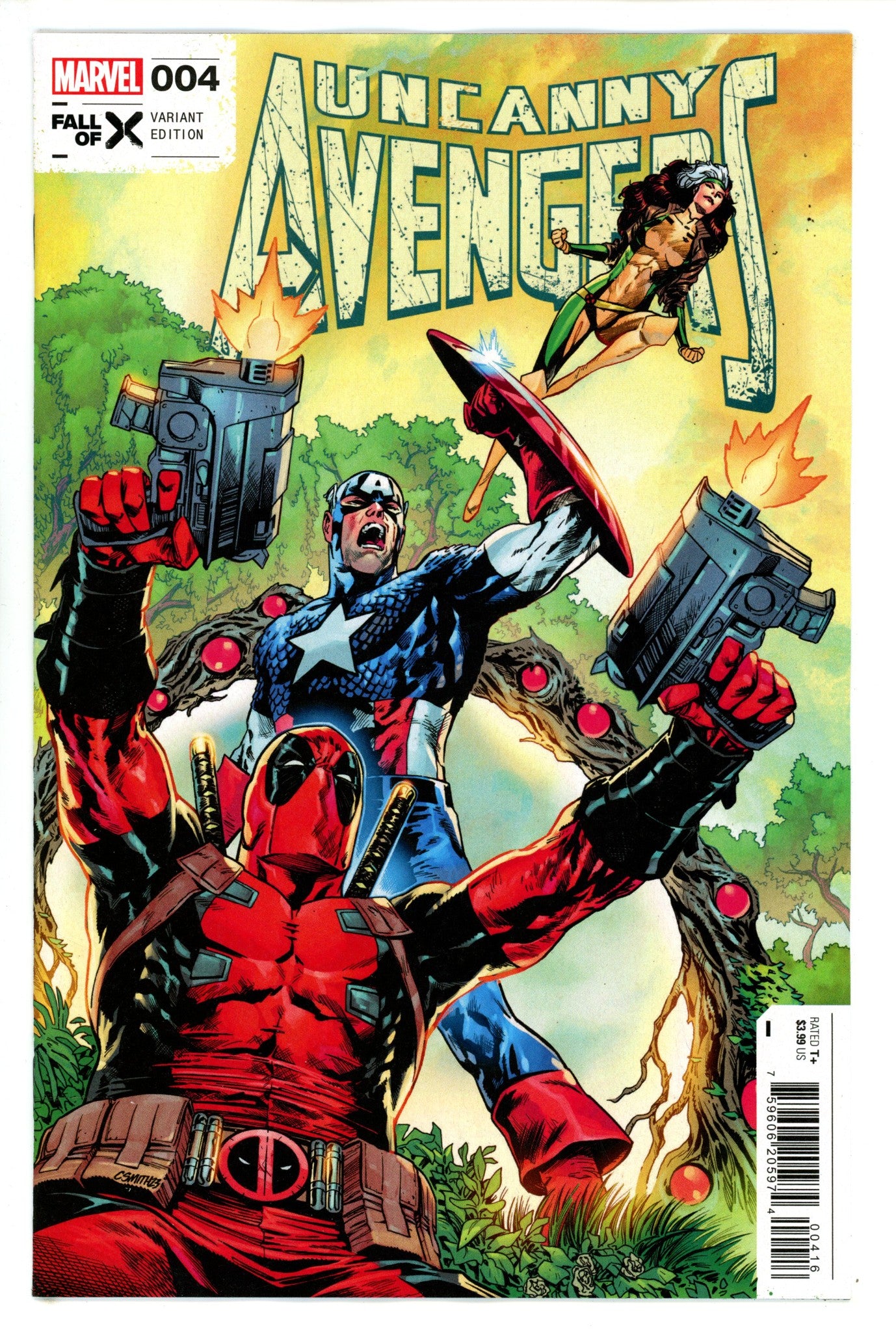 Uncanny Avengers Vol 4 4 Smith Incentive Variant NM- (2023)