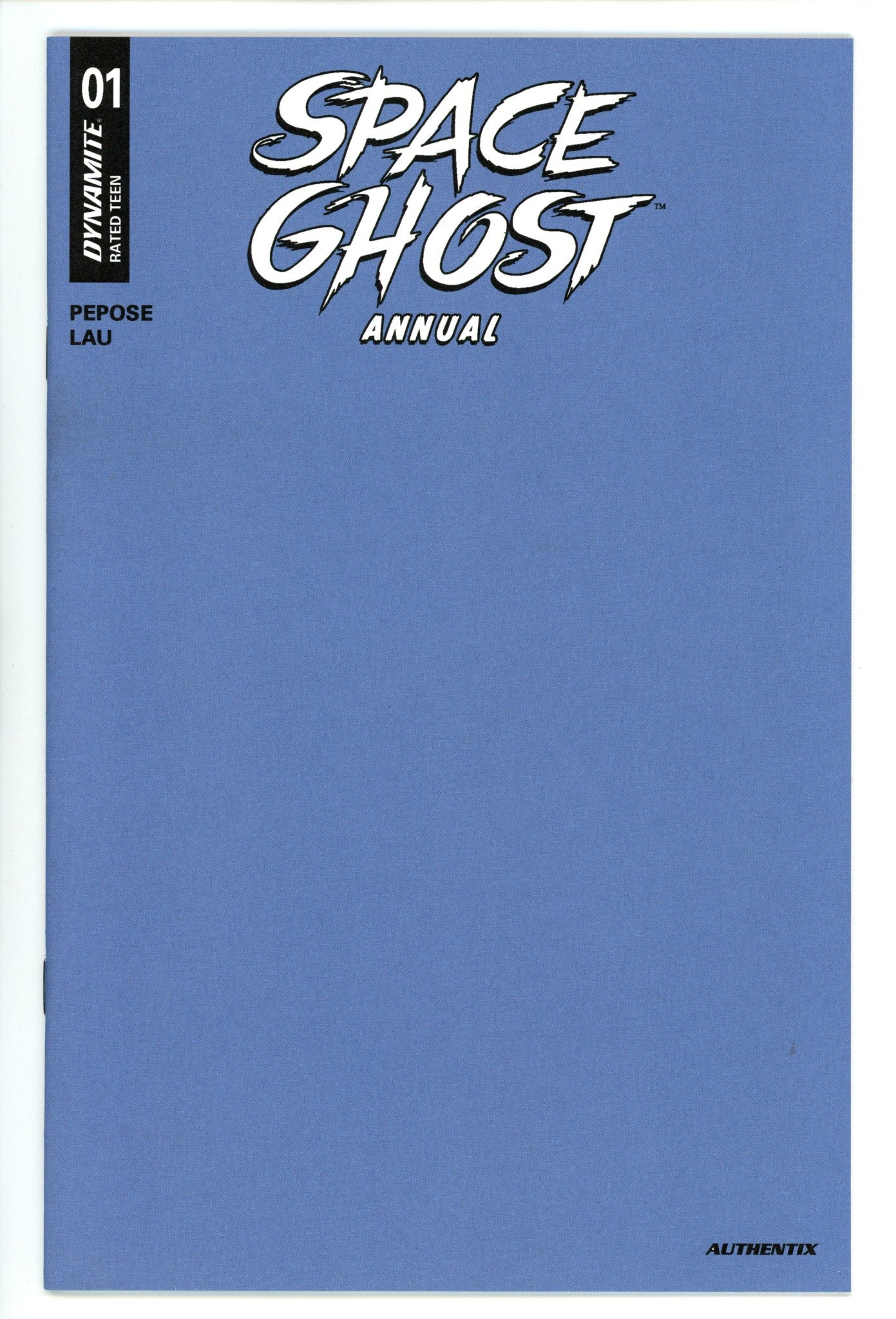 Space Ghost Annual 1 Blue Blank Variant (2025)