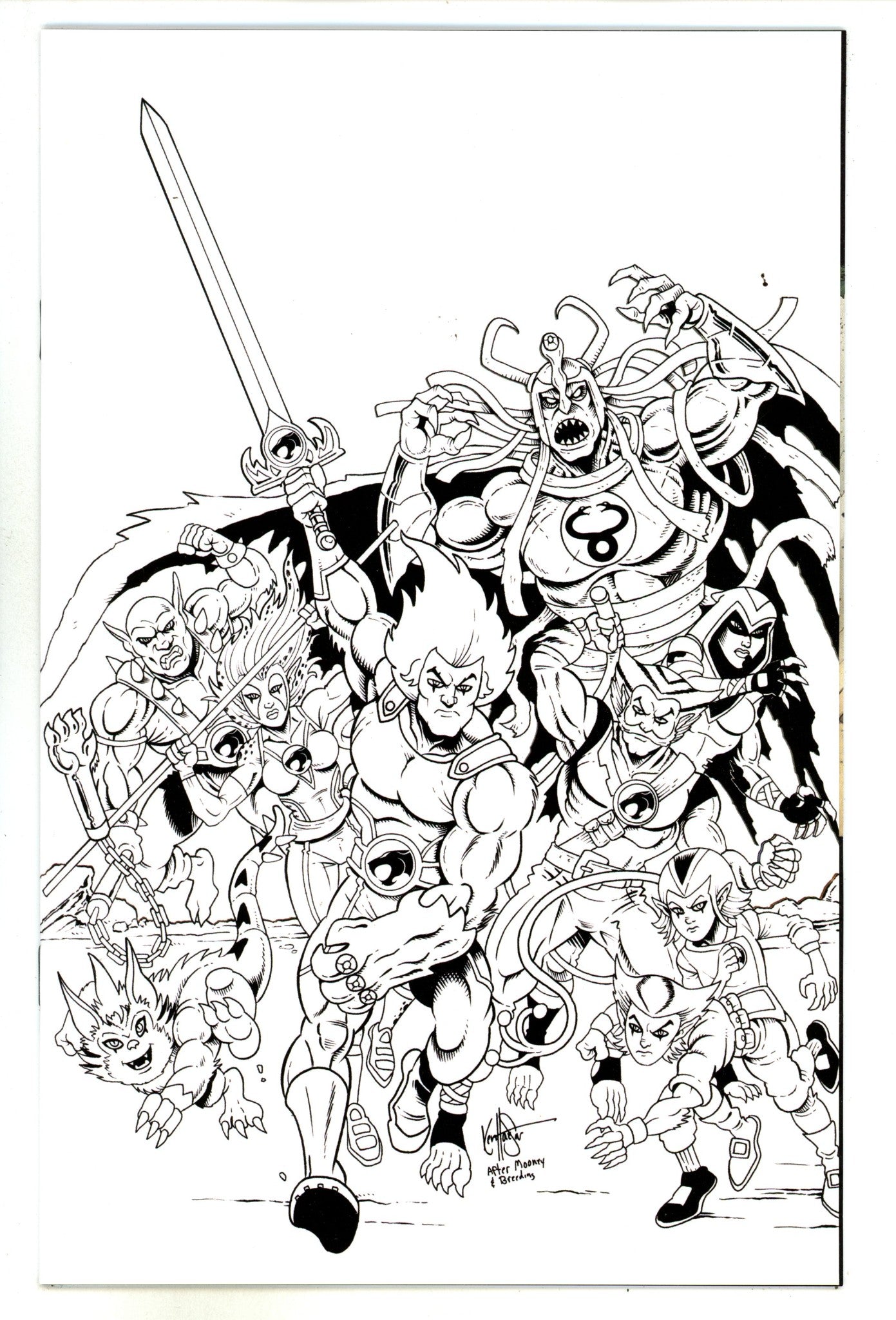 Thundercats 7 Haeser B&W Virgin Incentive Variant (2024)
