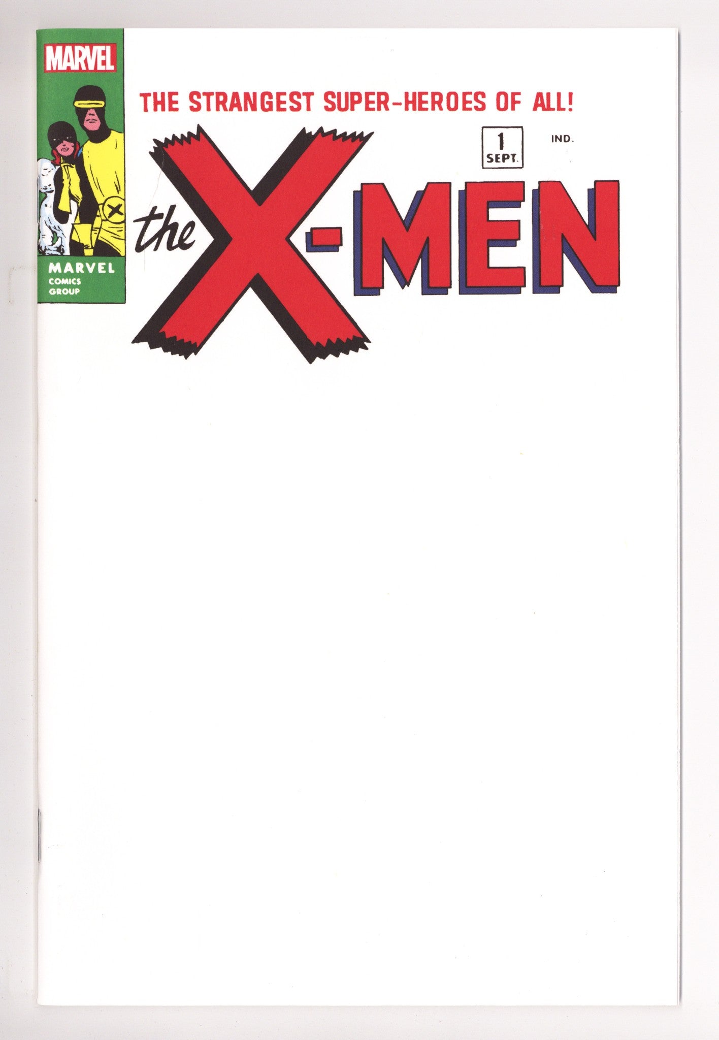 X-Men No. 1 Facsimile Edition [nn] High Grade (2023) Blank Exclusive Variant 