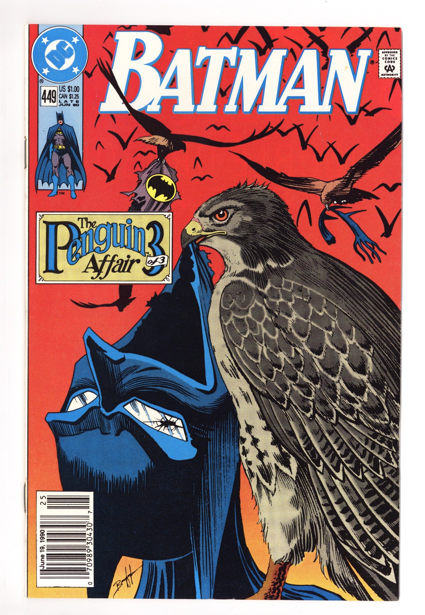 Batman Vol 1 449 High Grade (1990) Newsstand 