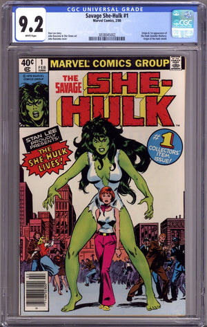 The Savage She-Hulk 1 CGC 9.2 (NM-) (1980) Newsstand