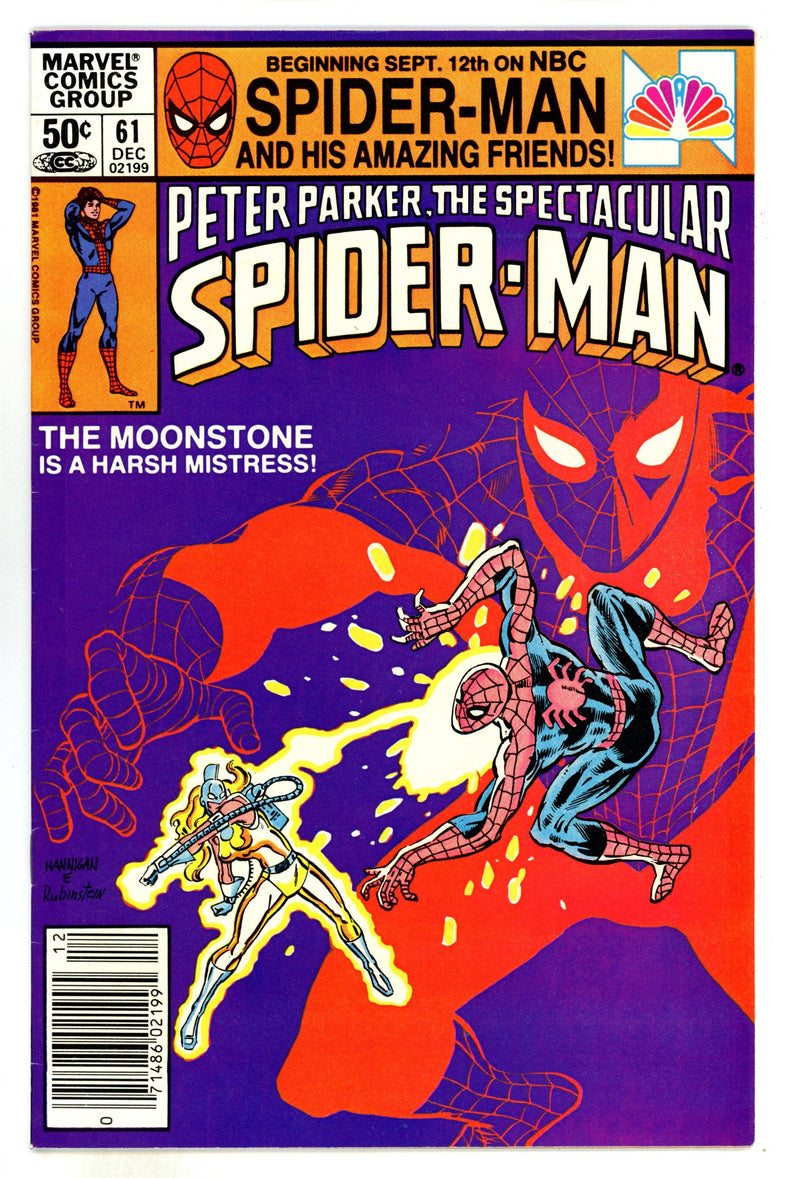 The Spectacular Spider-Man Vol 1 61  VF (8.0)  (1981)  Newsstand  