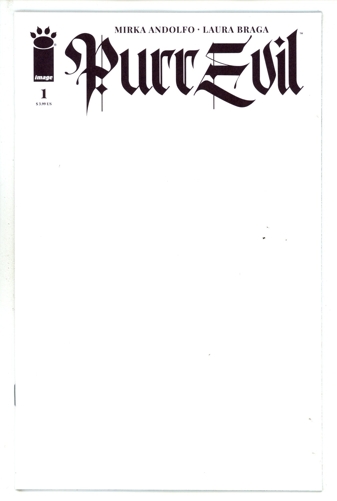 Purr Evil 1 Blank Variant (2023)