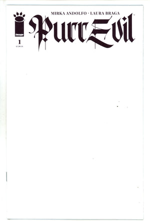 Purr Evil 1 Blank Variant (2023)