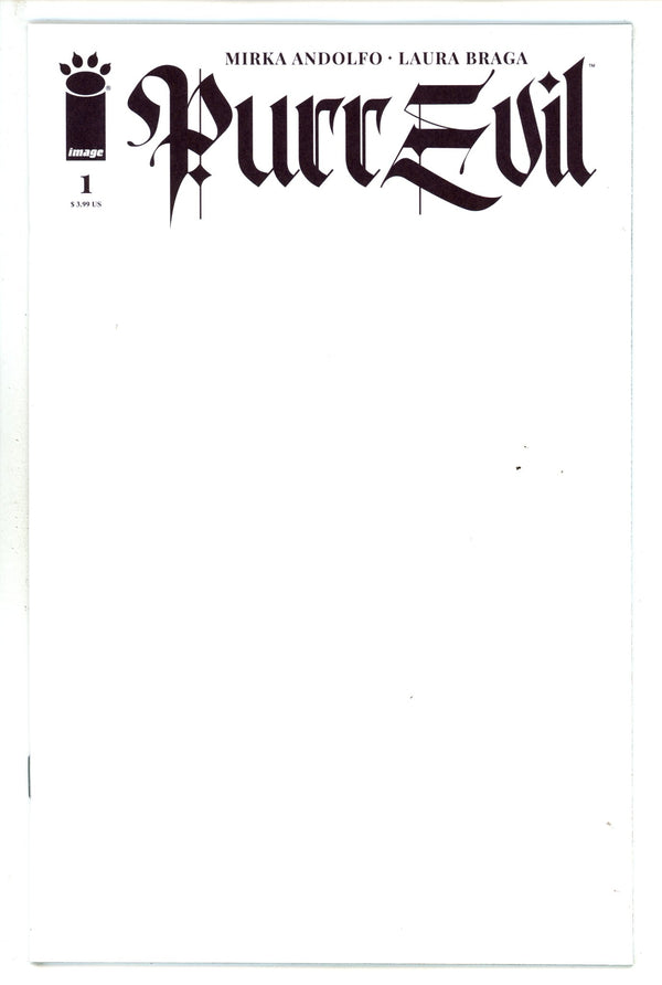 Purr Evil 1 Blank Variant (2023)