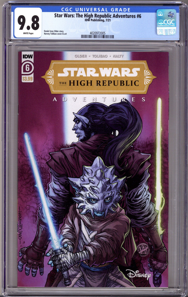 Star Wars: The High Republic Adventures 6 CGC 9.8 (2021)