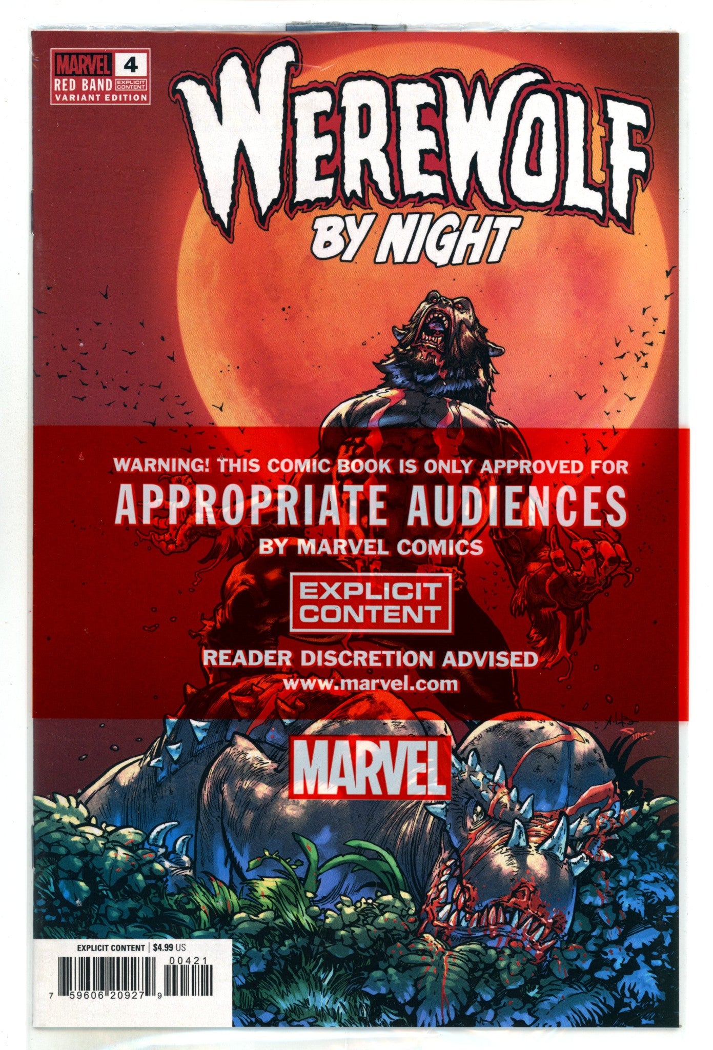 Werewolf By Night: Red Band  4 Bressan  Sealed Variant   (2024)