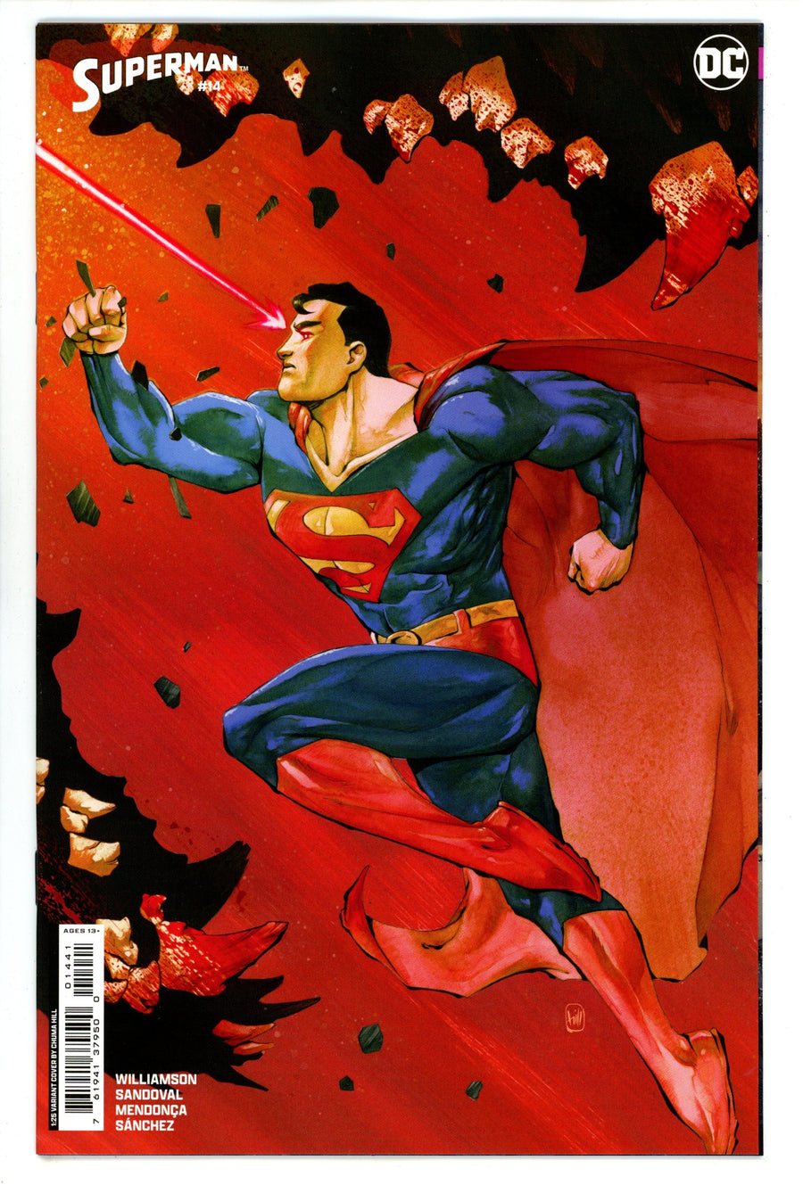 Superman Vol 6 14 Hill Incentive Variant NM (2024)