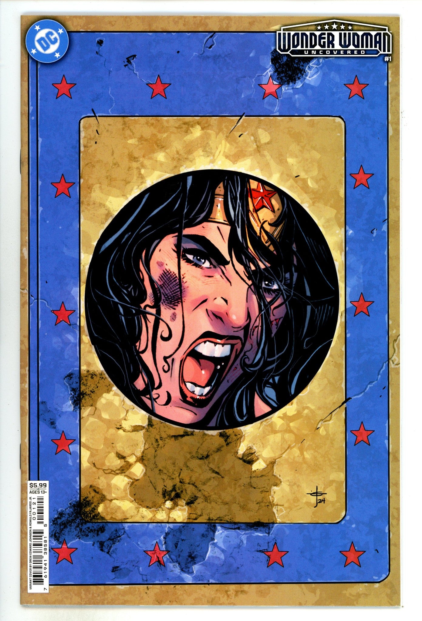 Wonder Woman Uncovered  1 Johnson  Variant  (1900)