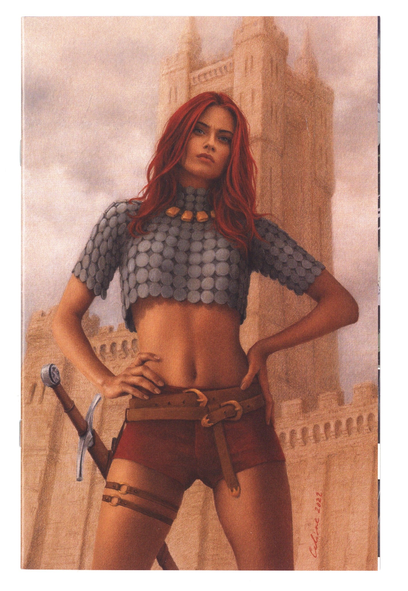 Immortal Red Sonja 1 High Grade (2022) Celina Virgin Exclusive Variant 