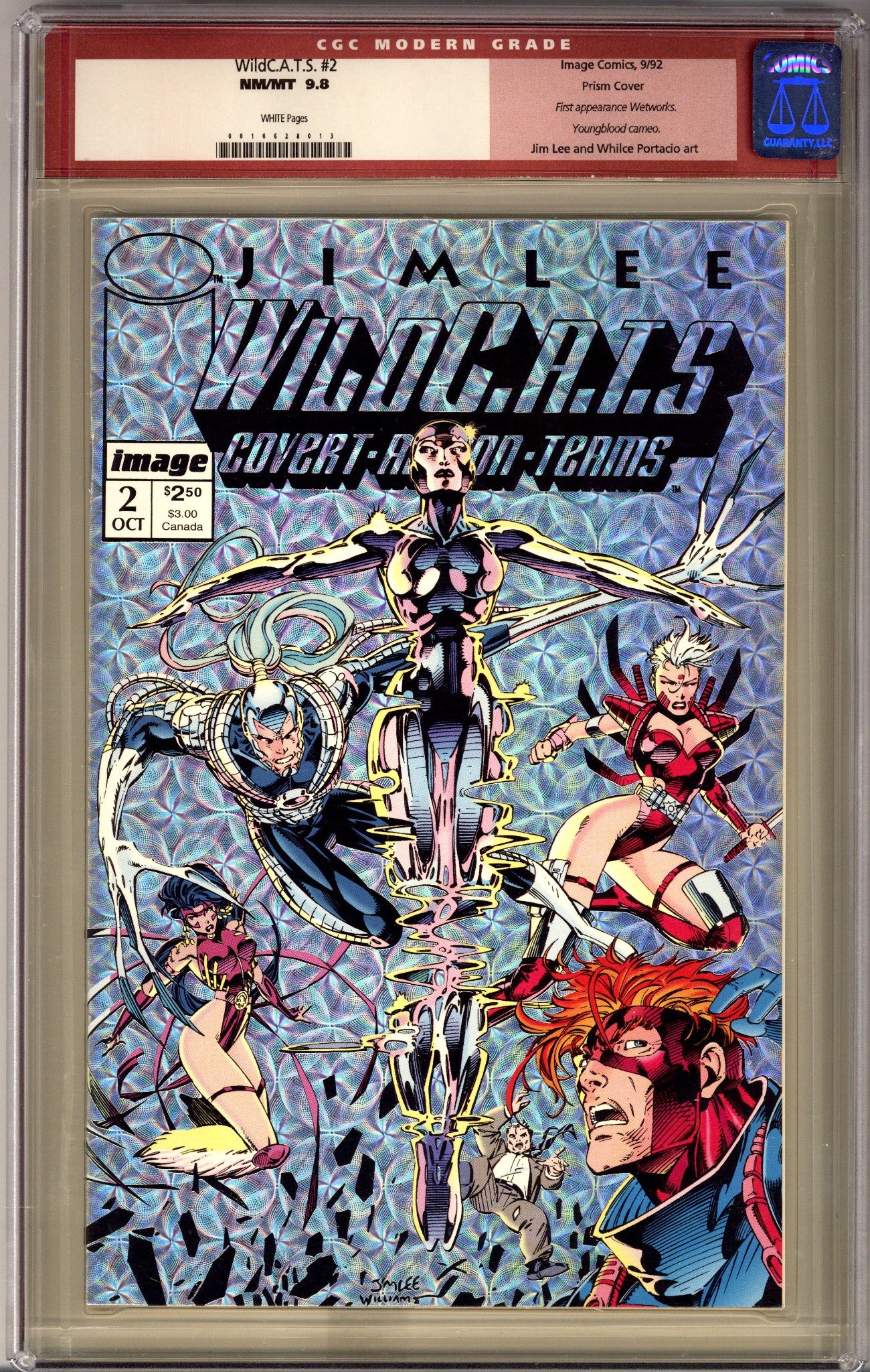WildC.A.T.s: Covert Action Teams Vol 1 2 CGC 9.8 (NM/M) (1992) 