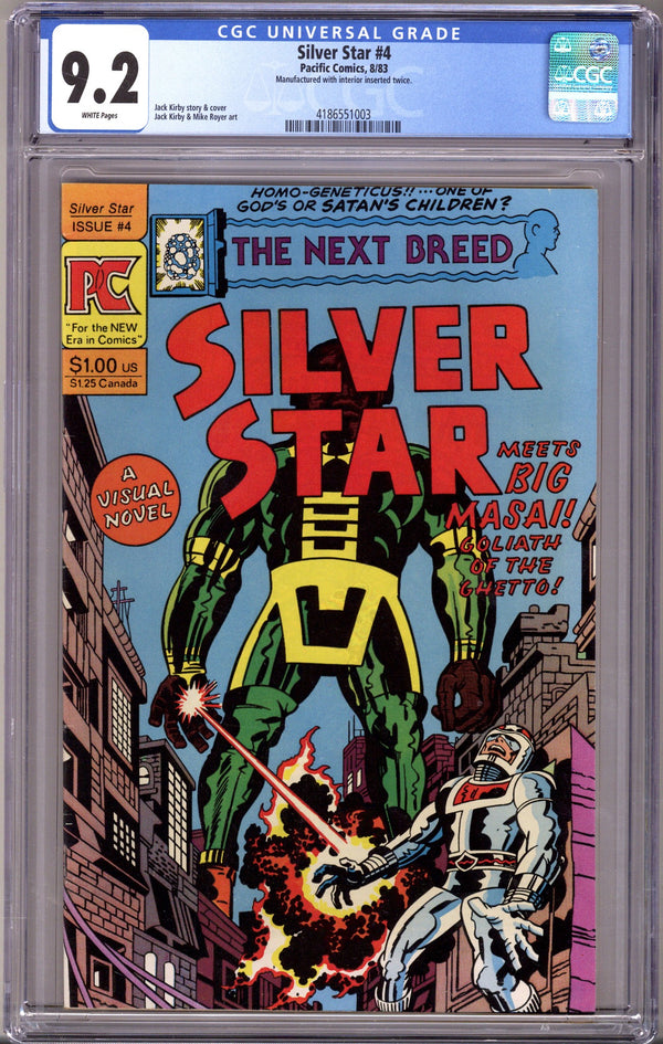 Silver Star 4 Manufactured With Interior Inserted Twice CGC 9.2 (1983)