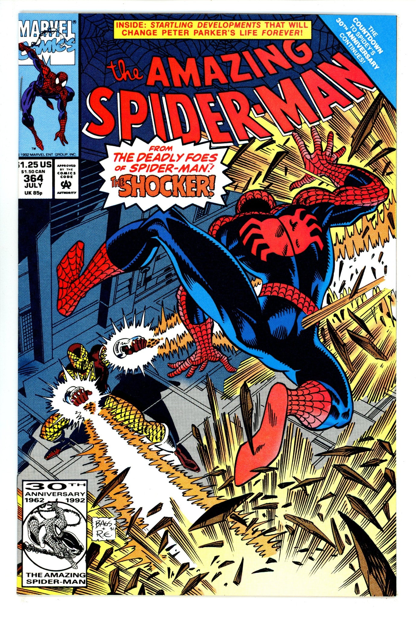 The Amazing Spider-Man Vol 1 364 VF (8.0) (1992) 