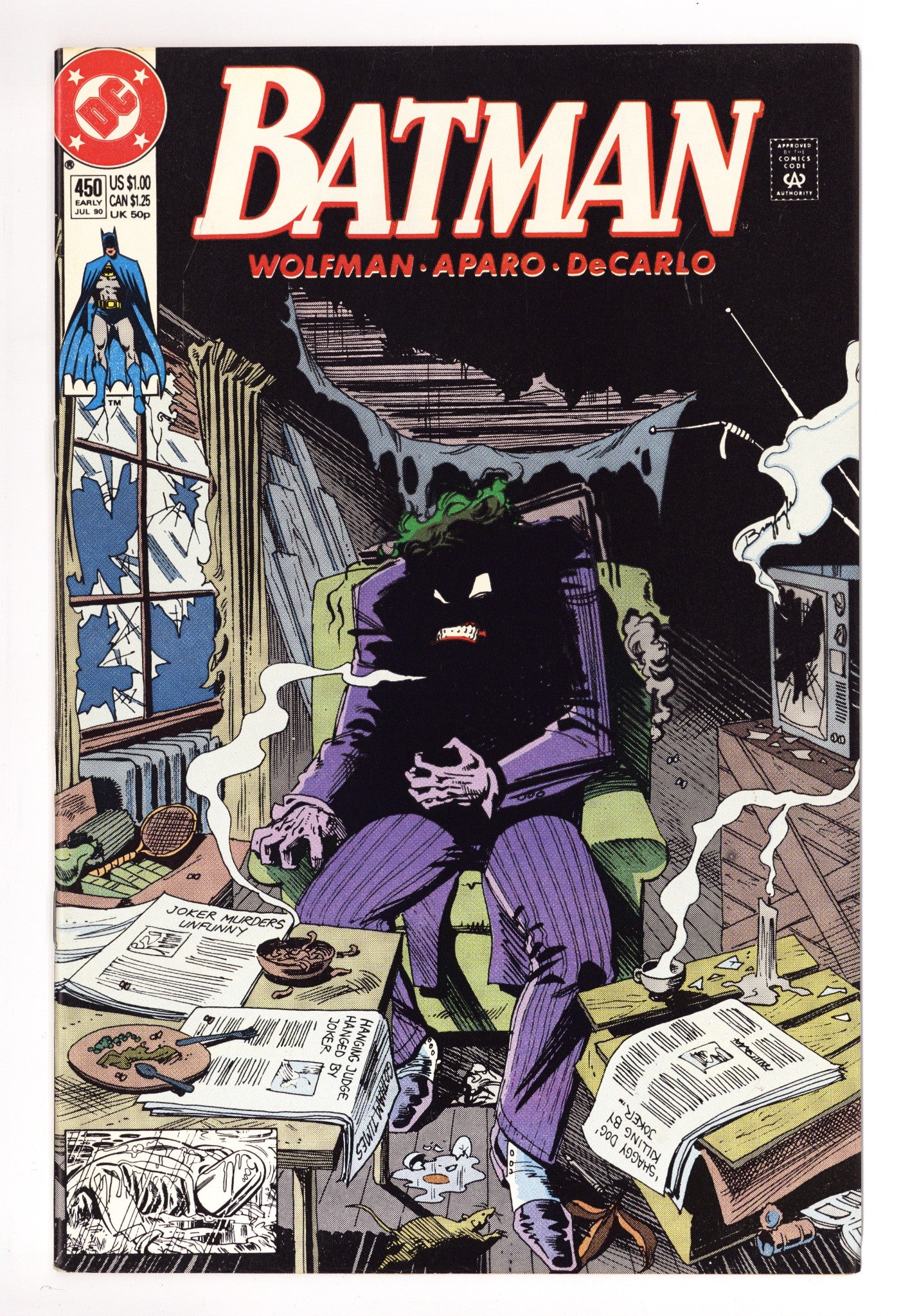 Batman Vol 1 450 Low Grade (1990) 