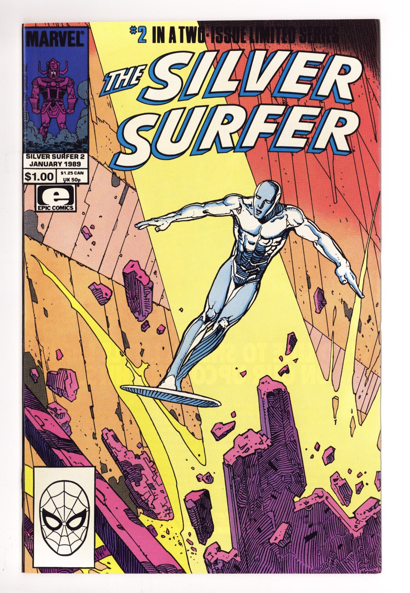 The Silver Surfer Vol 4 2 VF (8.0) (1989) 