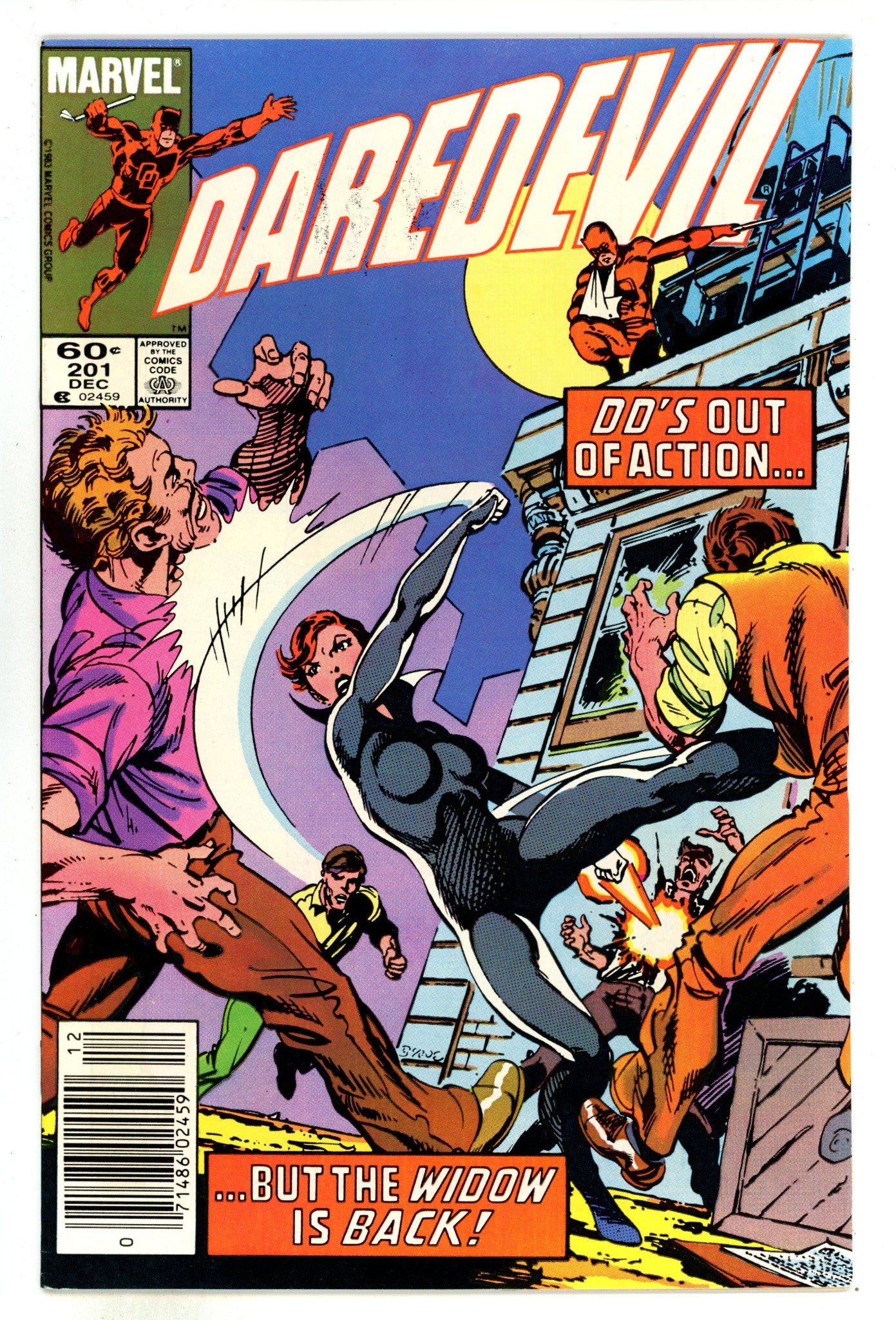 Daredevil Vol 1 201 High Grade (1983) Newsstand 