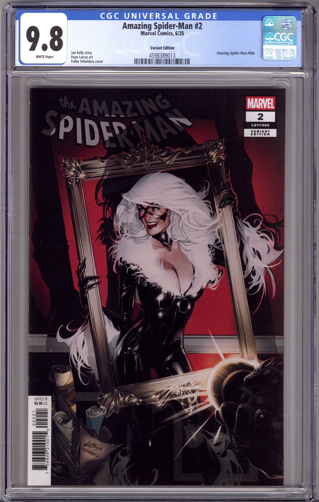 Amazing Spider-Man Vol 7 2 CGC 9.8 (NM/M) (2025) Villalobos Variant