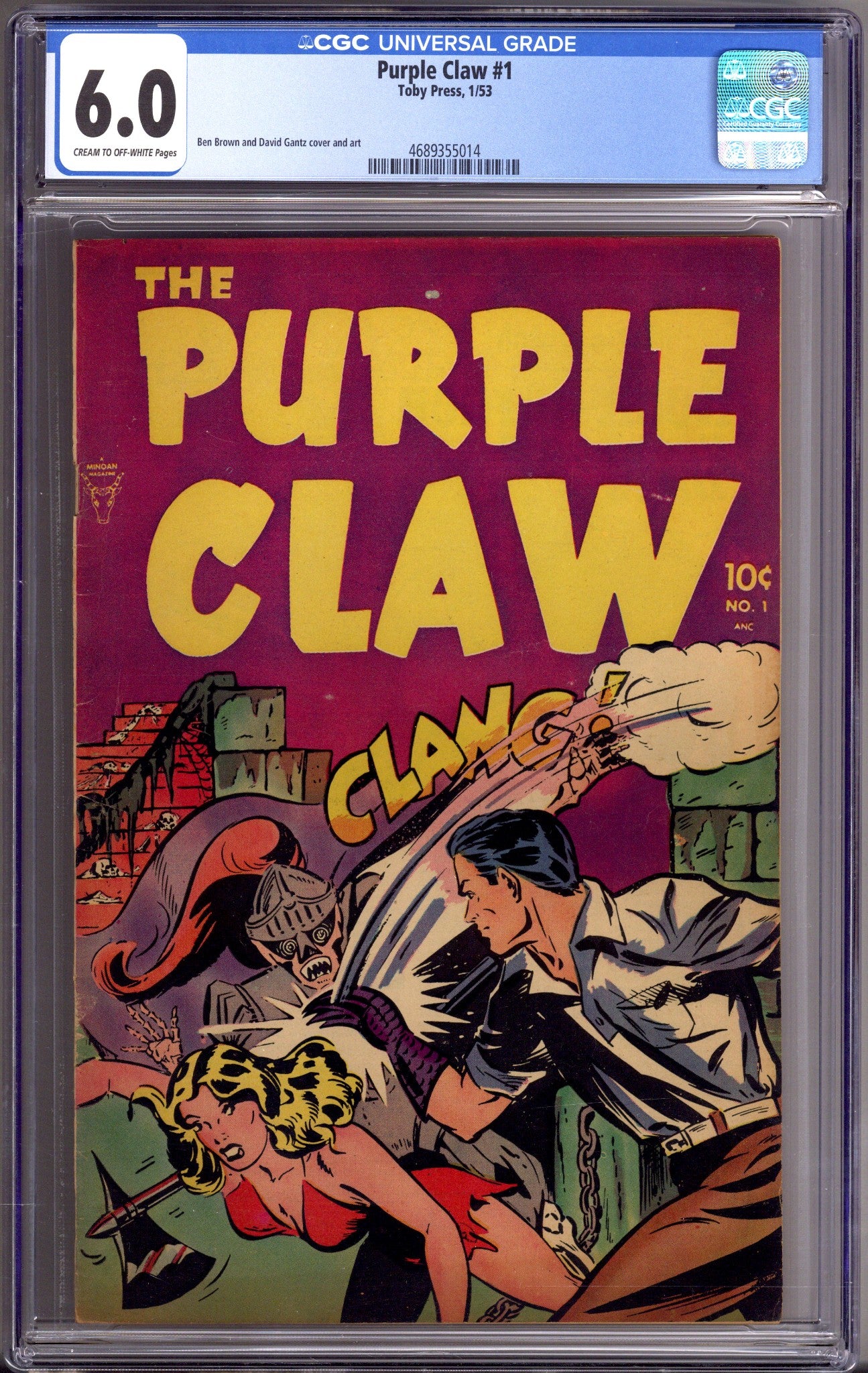 The Purple Claw 1 CGC 6.0 (FN) (1953) 
