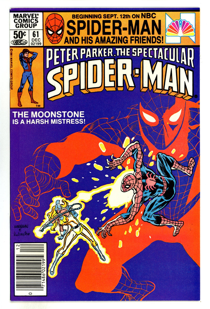 The Spectacular Spider-Man Vol 1 61  NM- (9.2)  (1981)  Newsstand  