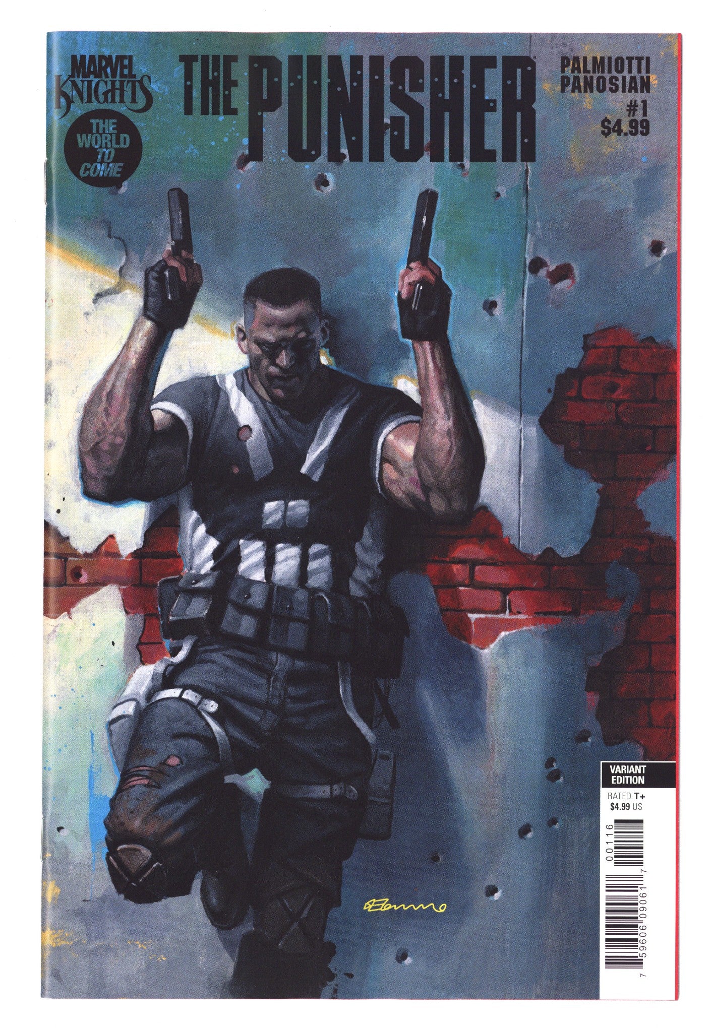Marvel Knights: Punisher 1 Tommaso Incentive NM- (2025)