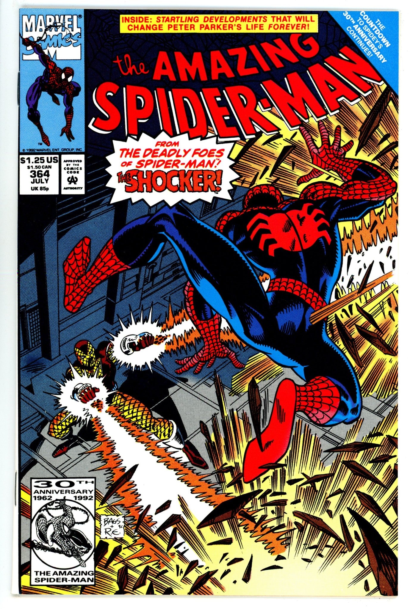 The Amazing Spider-Man Vol 1 364 VF/NM (9.0) (1992) 