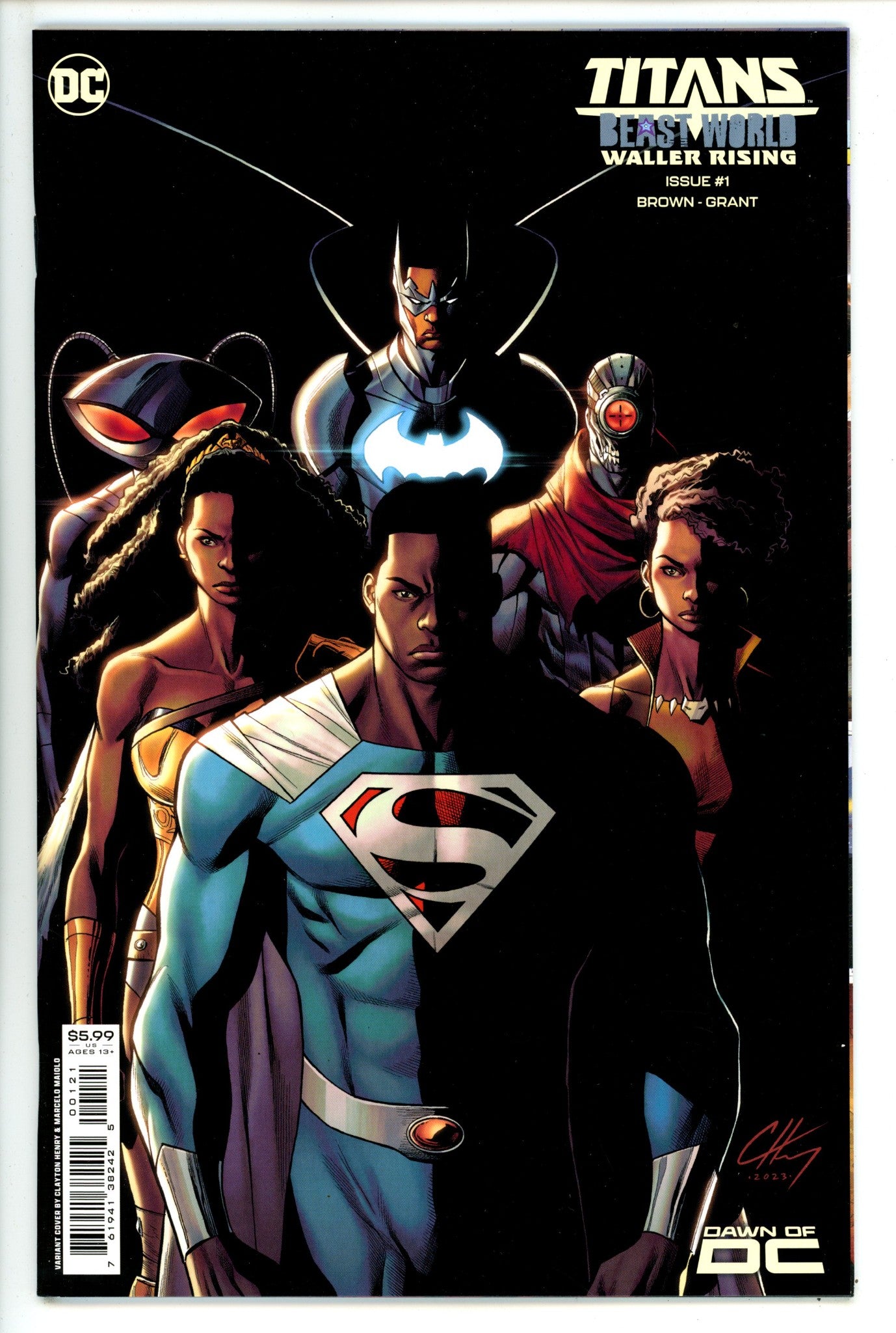 Titans Beast World Waller Rising 1 Henry Variant (2023)